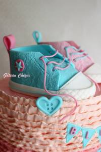 shoes cake topper